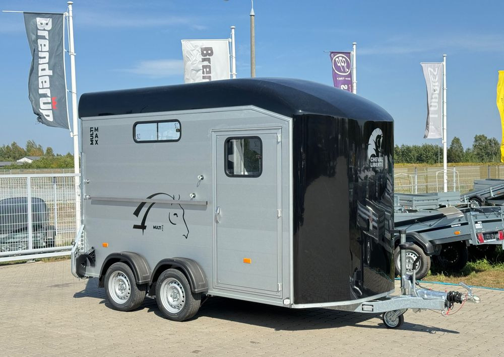 CHEVAL LIBERTÉ MultiMax przyczepa na dwa konie | duża siodlarnia | drzwi boczne | 2600 kg DMC | 380×181 cm | ALUMINIOWA | Debon | dostawa | mocna i solidna | - Приколка за коњи: слика 1 CHEVAL LIBERTÉ MultiMax przyczepa na dwa konie | duża siodlarnia | drzwi boczne | 2600 kg DMC | 380×181 cm | ALUMINIOWA | Debon | dostawa | mocna i solidna | - Приколка за коњи: слика 1
