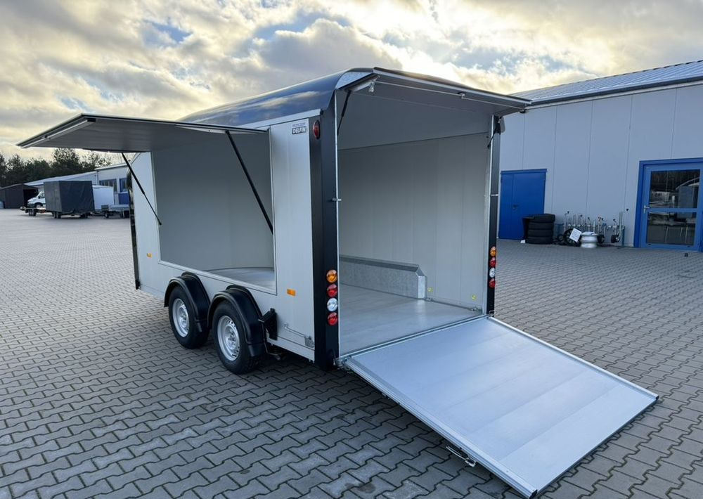 DEBON C800 przyczepa furgon + klapa boczna przyczepa wystawowa handlowa targowa - Приколка сандучар: слика 1 DEBON C800 przyczepa furgon + klapa boczna przyczepa wystawowa handlowa targowa - Приколка сандучар: слика 1