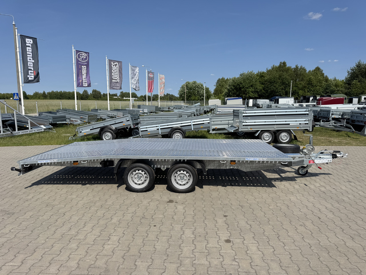NIEWIADÓW Jupiter 4.5  -  450 x 210 cm / 2700 kg - Автотранспортна приколка: слика 2 NIEWIADÓW Jupiter 4.5  -  450 x 210 cm / 2700 kg - Автотранспортна приколка: слика 2
