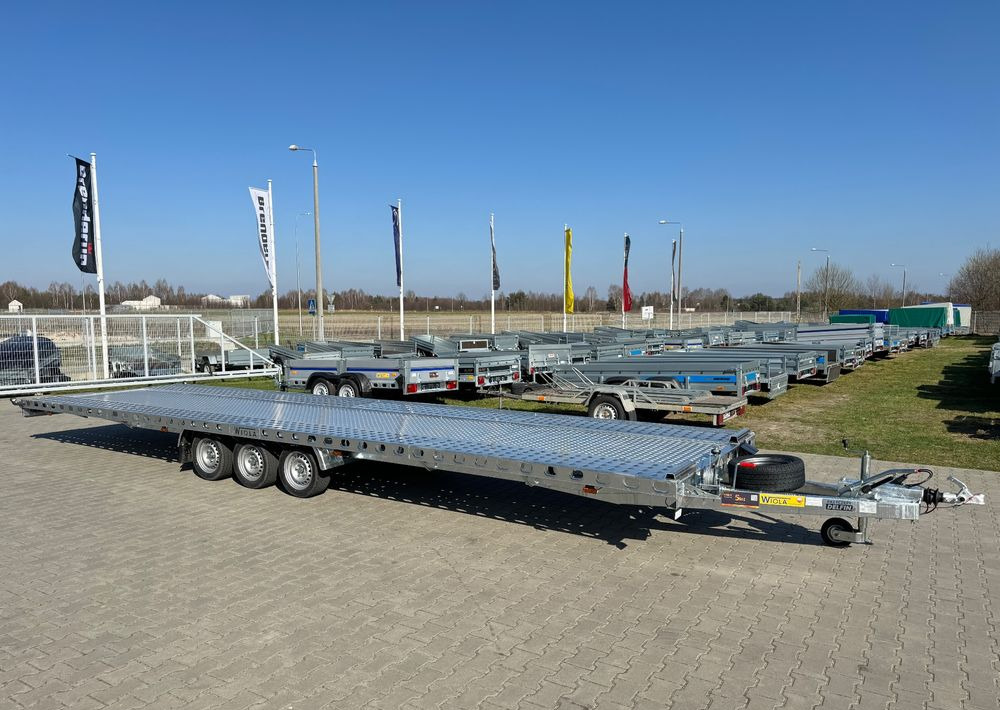 WIOLA L35G85 | 844x204 cm | 3500kg | wypełnienie blachą - Автотранспортна приколка: слика 1 WIOLA L35G85 | 844x204 cm | 3500kg | wypełnienie blachą - Автотранспортна приколка: слика 1