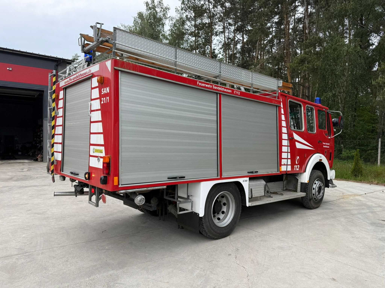 Mercedes 1019AF,4x4,Wóz strażacki, 50610 km, 2500 l, Import Niemcy - Противпожарен камион: слика 4 Mercedes 1019AF,4x4,Wóz strażacki, 50610 km, 2500 l, Import Niemcy - Противпожарен камион: слика 4