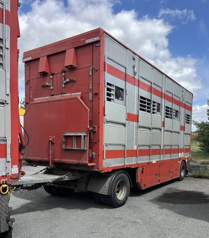 DAF XF 460 + Przyczepa Pezzaoli - 3X Trzoda, 2 X Bydło I 3 poziomy I Podnoszony dach I Hydroburta I Osie Skrętne I Poidła I Wentylatory I Pilot Manualny | Euro5 - Камион за добиток: слика 4 DAF XF 460 + Przyczepa Pezzaoli - 3X Trzoda, 2 X Bydło I 3 poziomy I Podnoszony dach I Hydroburta I Osie Skrętne I Poidła I Wentylatory I Pilot Manualny | Euro5 - Камион за добиток: слика 4