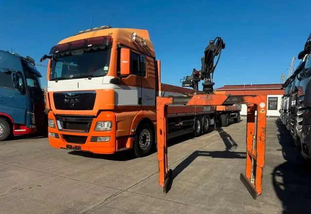 MAN TGX 26.480 • HDS Atlas 145.2 •Oś podnoszona i skrętna 426 tys. km - Zestaw z przyczepą Schwarzmüller Oś przednia – resory piórowe, tylna – pneumatyka • - Камион со платформа, Камион со кран: слика 1 MAN TGX 26.480 • HDS Atlas 145.2 •Oś podnoszona i skrętna 426 tys. km - Zestaw z przyczepą Schwarzmüller Oś przednia – resory piórowe, tylna – pneumatyka • - Камион со платформа, Камион со кран: слика 1