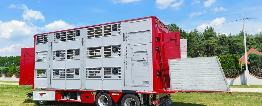 Pezzaioli RBA 32/TRZYOSIOWA PRZYCZEPA-2XBYDŁO,3X TRZODA/HYDRAULICZNIE PODNOSZONY DACH I PODŁOGI / OŚ ŚRODKOWA PODNOSZONA - Приколка за добиток: слика 2 Pezzaioli RBA 32/TRZYOSIOWA PRZYCZEPA-2XBYDŁO,3X TRZODA/HYDRAULICZNIE PODNOSZONY DACH I PODŁOGI / OŚ ŚRODKOWA PODNOSZONA - Приколка за добиток: слика 2