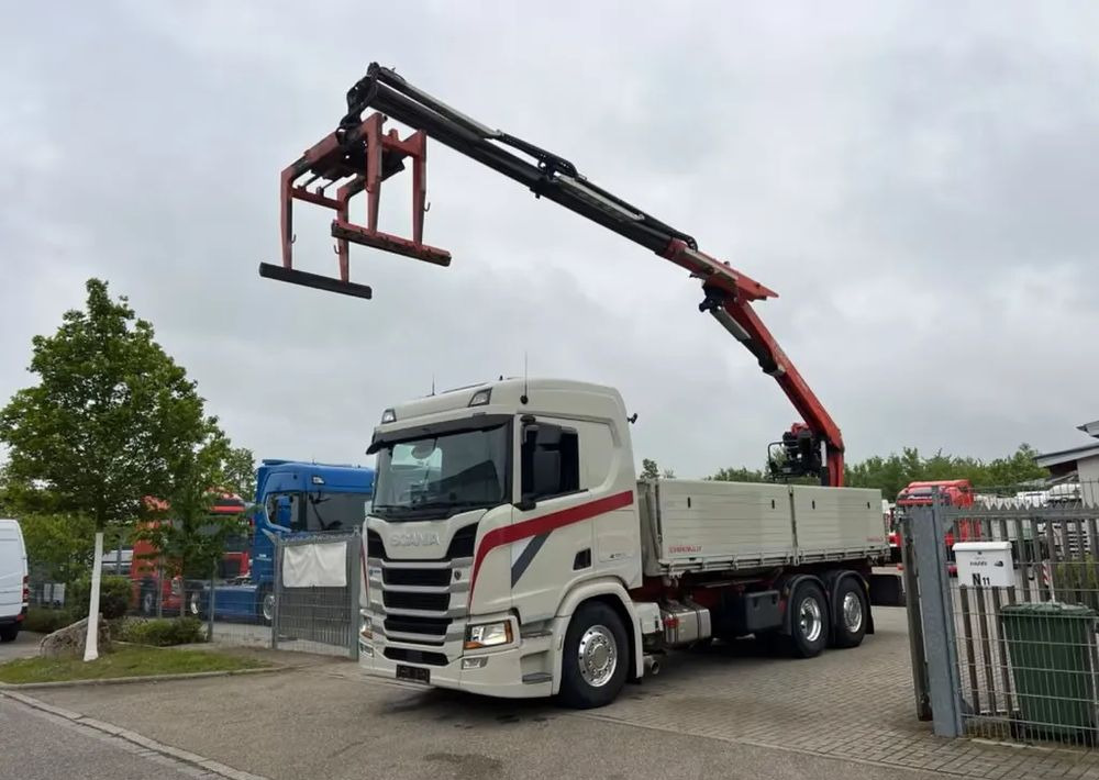 Кипер, Камион со кран Scania R500 Baustoff / 2-stronna wywrotka Schwarzmüller /HDS Fassi F215 / Euro 6 / Napęd na tylną oś: слика 12 Кипер, Камион со кран Scania R500 Baustoff / 2-stronna wywrotka Schwarzmüller /HDS Fassi F215 / Euro 6 / Napęd na tylną oś: слика 12