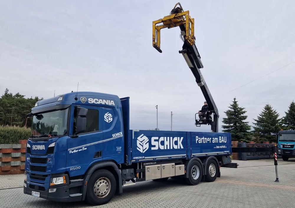 Scania Scania/ R 500/ 6x2 /Fassi F 215 AS - Камион со платформа, Камион со кран: слика 2 Scania Scania/ R 500/ 6x2 /Fassi F 215 AS - Камион со платформа, Камион со кран: слика 2