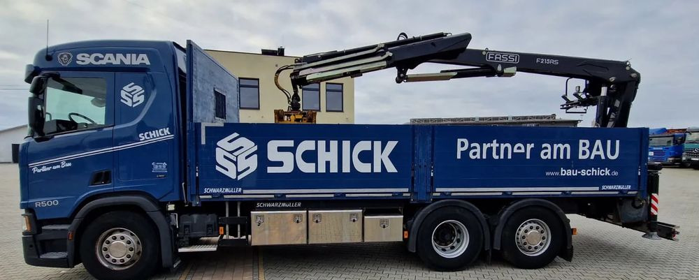 Scania Scania/ R 500/ 6x2 /Fassi F 215 AS - Камион со платформа, Камион со кран: слика 3 Scania Scania/ R 500/ 6x2 /Fassi F 215 AS - Камион со платформа, Камион со кран: слика 3