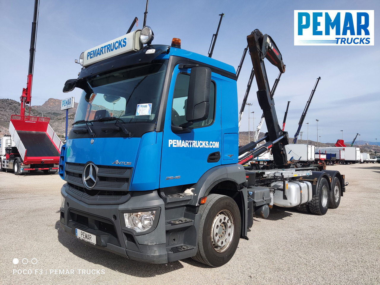 MERCEDES-BENZ ANTOS 2546 6X2 MULTILIFT - Транспортер на контејнер/ Камион со променливо тело: слика 1 MERCEDES-BENZ ANTOS 2546 6X2 MULTILIFT - Транспортер на контејнер/ Камион со променливо тело: слика 1