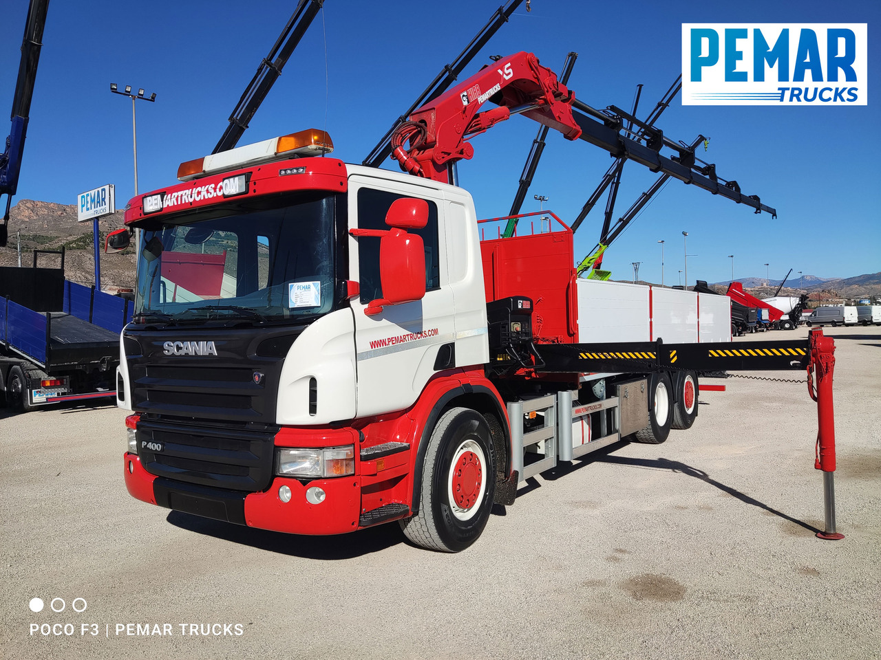 SCANIA P 400 6X2 GRUA CAJA FIJA - Камион со кран: слика 1 SCANIA P 400 6X2 GRUA CAJA FIJA - Камион со кран: слика 1