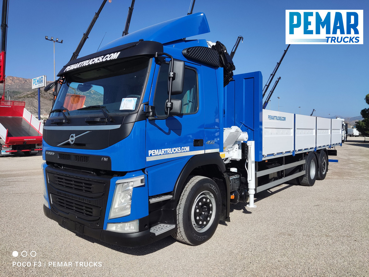 VOLVO FM 450 6X2 GRUA CAJA FIJA EURO 6 - Камион со платформа, Камион со кран: слика 2 VOLVO FM 450 6X2 GRUA CAJA FIJA EURO 6 - Камион со платформа, Камион со кран: слика 2