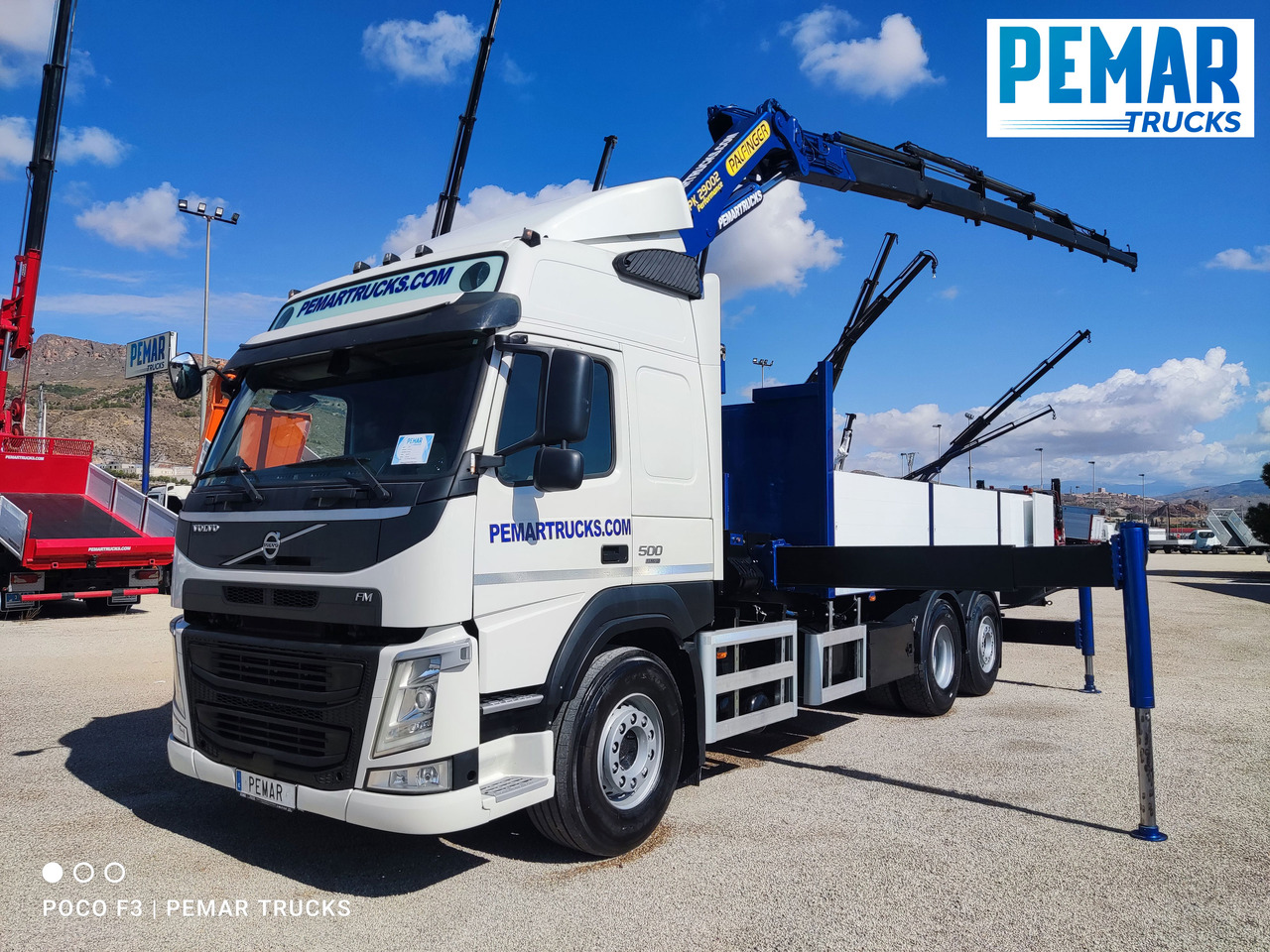 VOLVO FM 500 6X2 GRUA CAJA FIJA - Камион со кран: слика 1 VOLVO FM 500 6X2 GRUA CAJA FIJA - Камион со кран: слика 1
