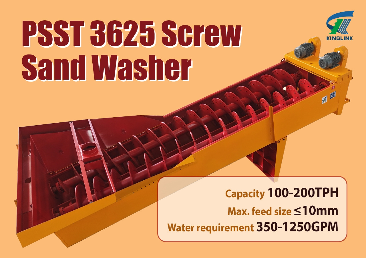 Kinglink TTSW3625 Fine Material Washer | Sand Screw Washer - Градежно сито: слика 1 Kinglink TTSW3625 Fine Material Washer | Sand Screw Washer - Градежно сито: слика 1