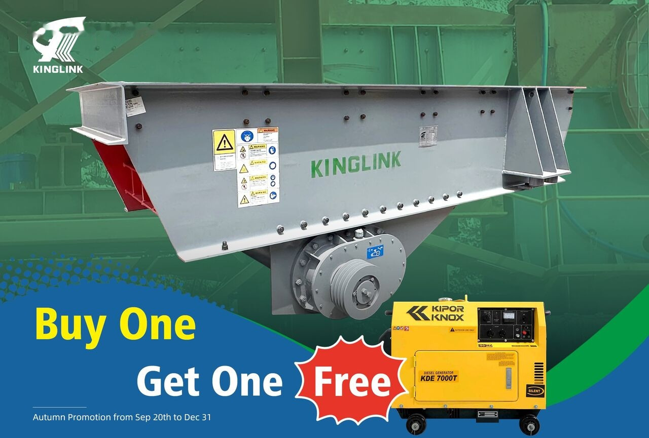 Kinglink Vibrating Grizzly Feeder ZSW380X96 | 150TPH - Рударска машина: слика 1 Kinglink Vibrating Grizzly Feeder ZSW380X96 | 150TPH - Рударска машина: слика 1