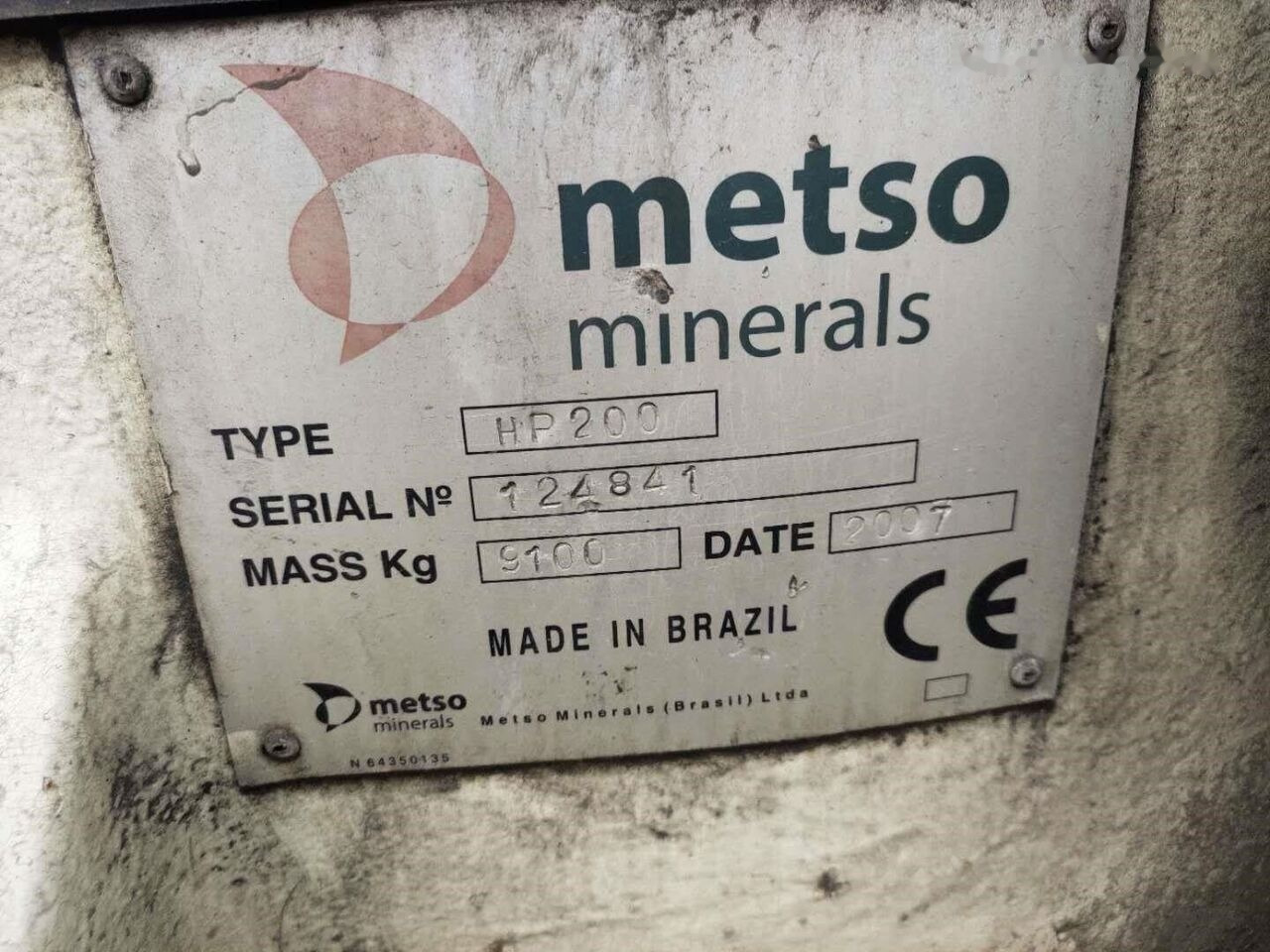 Metso HP200 Cone Crusher - Конус дробилката: слика 2 Metso HP200 Cone Crusher - Конус дробилката: слика 2