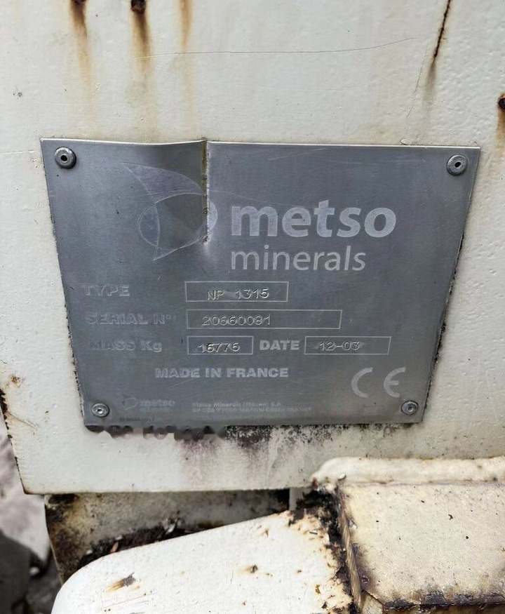 Metso Nordberg 1315 - Ударна дробилката: слика 3 Metso Nordberg 1315 - Ударна дробилката: слика 3