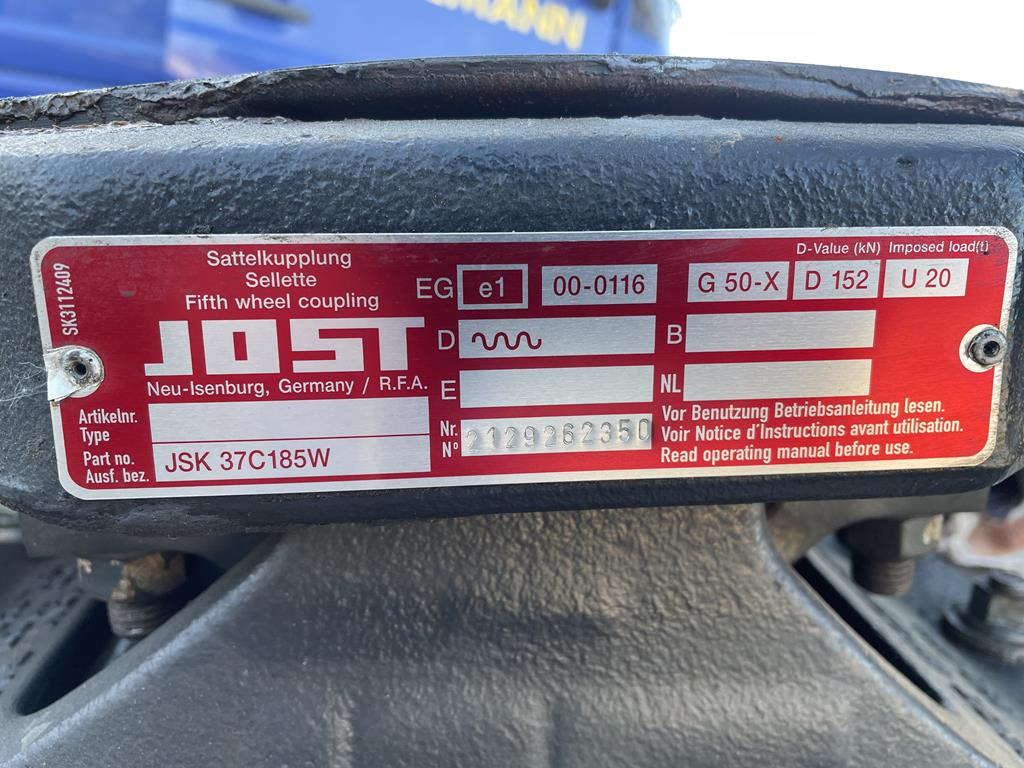 JOST JSK 37C185W - Спојка на петто тркало за Камион: слика 5 JOST JSK 37C185W - Спојка на петто тркало за Камион: слика 5