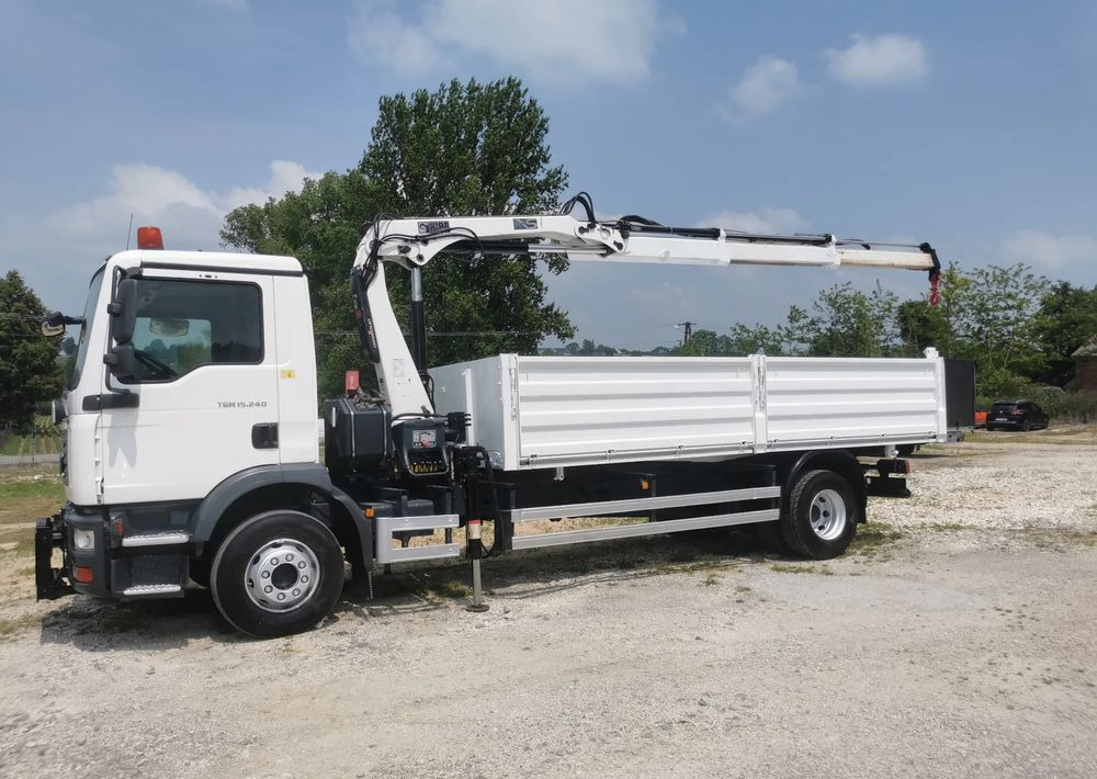MAN TGM 15.240 Żuraw HDS HIAB + kiper wywrotka + Płyta czołowa Mały przebieg Klima - Кипер: слика 1 MAN TGM 15.240 Żuraw HDS HIAB + kiper wywrotka + Płyta czołowa Mały przebieg Klima - Кипер: слика 1