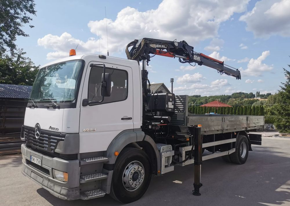 Mercedes-Benz Atego 1823 żuraw HDS Atlas 105.2 koła 315/80R22,5 - Камион со платформа, Камион со кран: слика 2 Mercedes-Benz Atego 1823 żuraw HDS Atlas 105.2 koła 315/80R22,5 - Камион со платформа, Камион со кран: слика 2