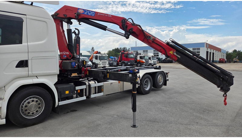 Scania G450 6X2*4 HMF 2120 crane 700 hours - Камион со кука за подигање, Камион со кран: слика 5 Scania G450 6X2*4 HMF 2120 crane 700 hours - Камион со кука за подигање, Камион со кран: слика 5