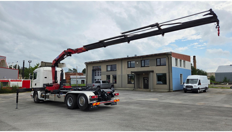 Scania G450 6X2*4 HMF 2120 crane 700 hours - Камион со кука за подигање, Камион со кран: слика 4 Scania G450 6X2*4 HMF 2120 crane 700 hours - Камион со кука за подигање, Камион со кран: слика 4
