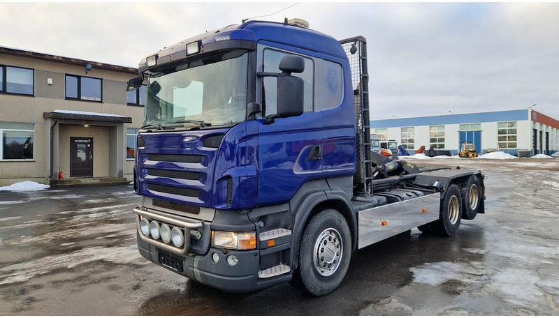 Scania R500 6X2 Manual Full steel - Камион со кука за подигање: слика 1 Scania R500 6X2 Manual Full steel - Камион со кука за подигање: слика 1