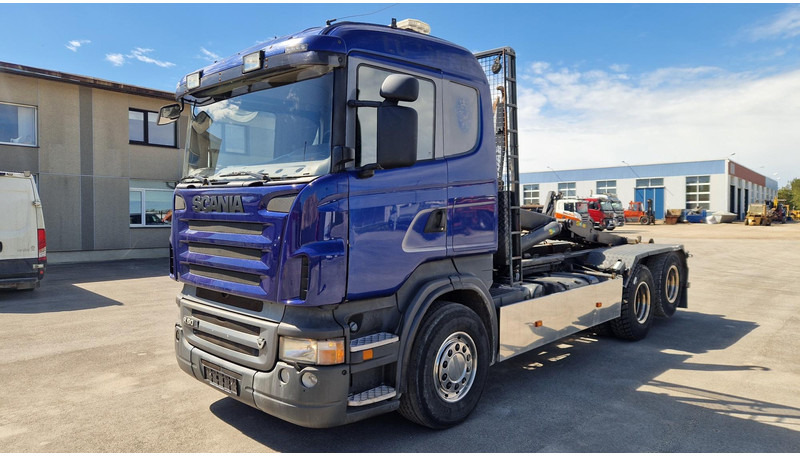 Scania R500 6X2 Manual Full steel - Камион со кука за подигање: слика 1 Scania R500 6X2 Manual Full steel - Камион со кука за подигање: слика 1