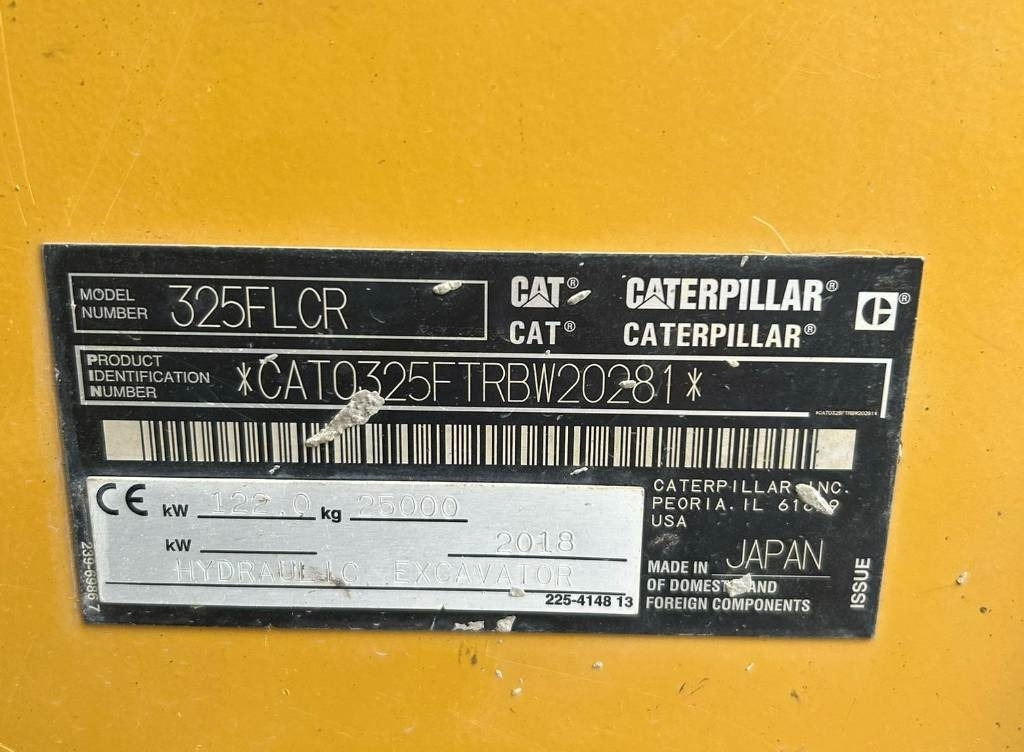 CAT 325 FL CR (Under Preparation) - Багер гасеничар: слика 2 CAT 325 FL CR (Under Preparation) - Багер гасеничар: слика 2