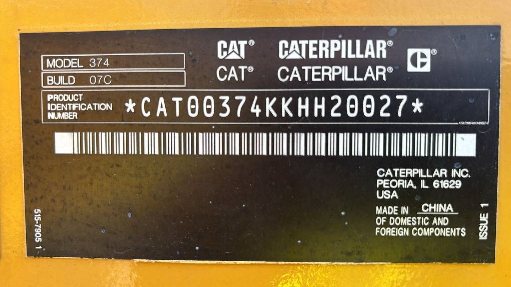 CAT 374 - Багер гасеничар: слика 2 CAT 374 - Багер гасеничар: слика 2