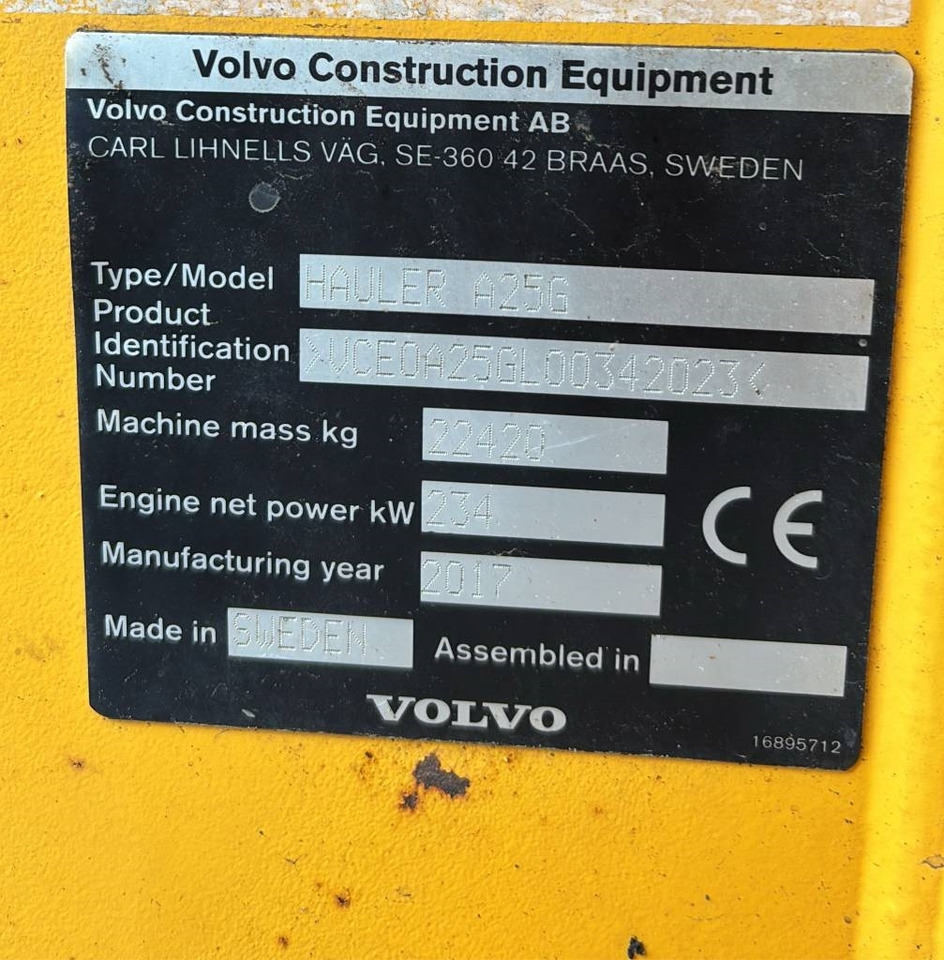 Volvo A 25 G (Under Preparation) - Зглобен истоварувач: слика 2 Volvo A 25 G (Under Preparation) - Зглобен истоварувач: слика 2