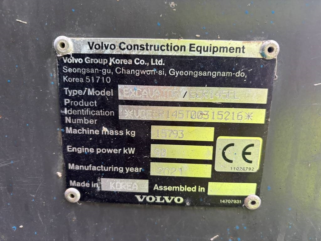 Volvo ECR 145 EL (Under Preparation) - Багер гасеничар: слика 2 Volvo ECR 145 EL (Under Preparation) - Багер гасеничар: слика 2