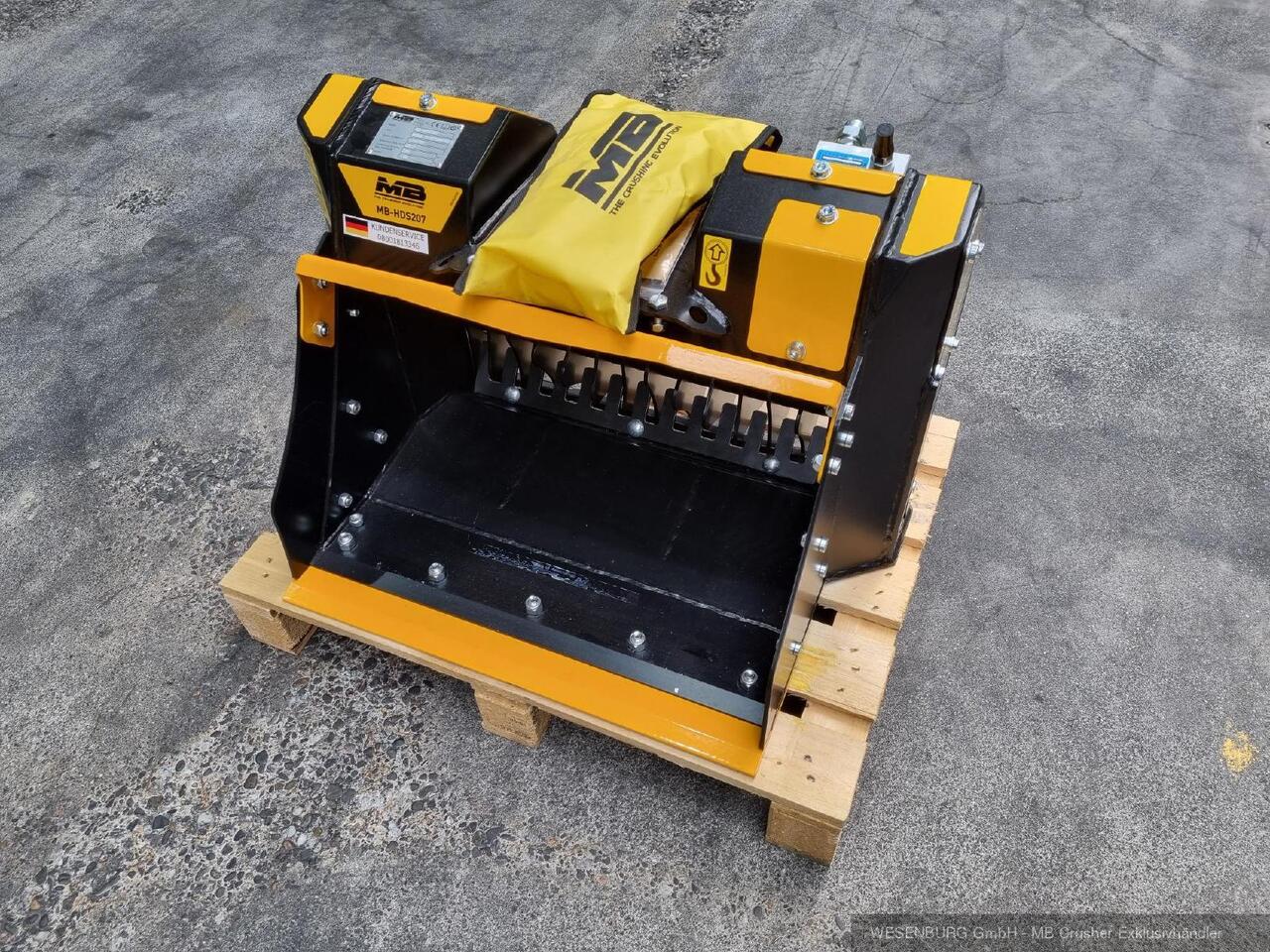 MB Crusher Schaufelseparator Separator MB-HDS 207 / 1,3 - 2,8 t - Сортирачка кофа за Градежна машина: слика 1 MB Crusher Schaufelseparator Separator MB-HDS 207 / 1,3 - 2,8 t - Сортирачка кофа за Градежна машина: слика 1