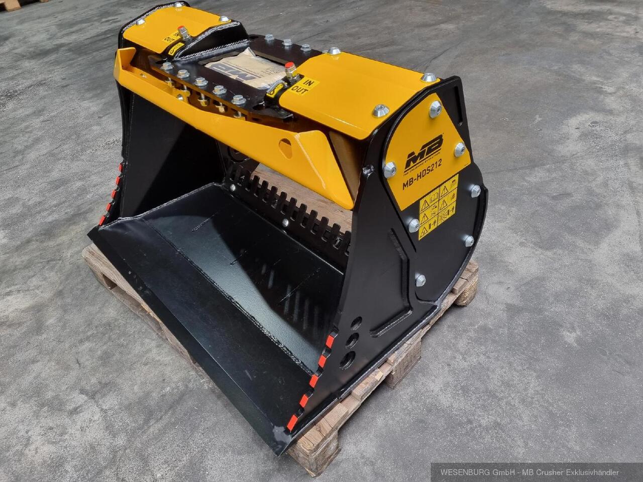 MB Crusher Schaufelseparator Separator MB-HDS 212 / 5,0 - 10,0 t - Сортирачка кофа за Градежна машина: слика 1 MB Crusher Schaufelseparator Separator MB-HDS 212 / 5,0 - 10,0 t - Сортирачка кофа за Градежна машина: слика 1