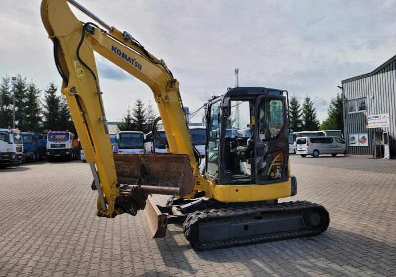 Багер гасеничар Komatsu PC55MR-3 / SPROWADZONA / 4 380 MTH: слика 13