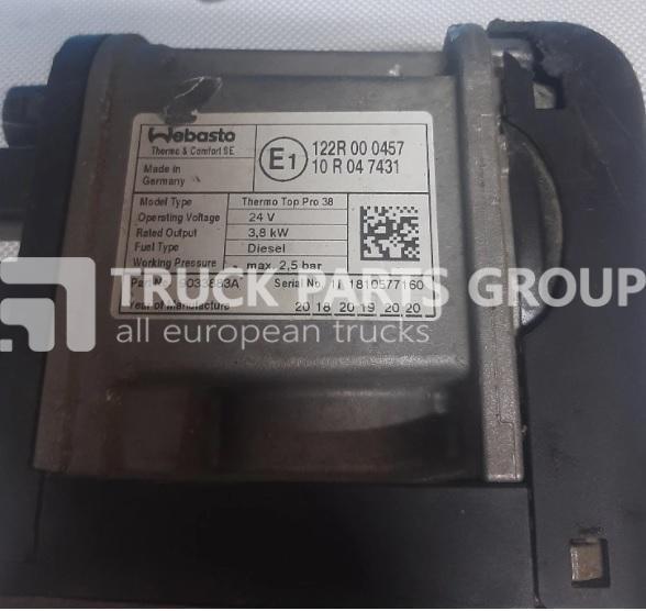 DAF euro6 106XF cab heater webasto 2020447, 2020465, 2294774 - Греење/ Вентилација за Камион: слика 2 DAF euro6 106XF cab heater webasto 2020447, 2020465, 2294774 - Греење/ Вентилација за Камион: слика 2