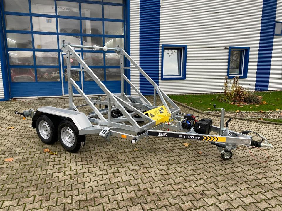 Lorries Kabeltrommel-Anhänger 3500KG mit E-Winde *INKL.19% MWST.*Kabelanhänger Sofort Verfügbar! - Приколка за кабли: слика 3 Lorries Kabeltrommel-Anhänger 3500KG mit E-Winde *INKL.19% MWST.*Kabelanhänger Sofort Verfügbar! - Приколка за кабли: слика 3