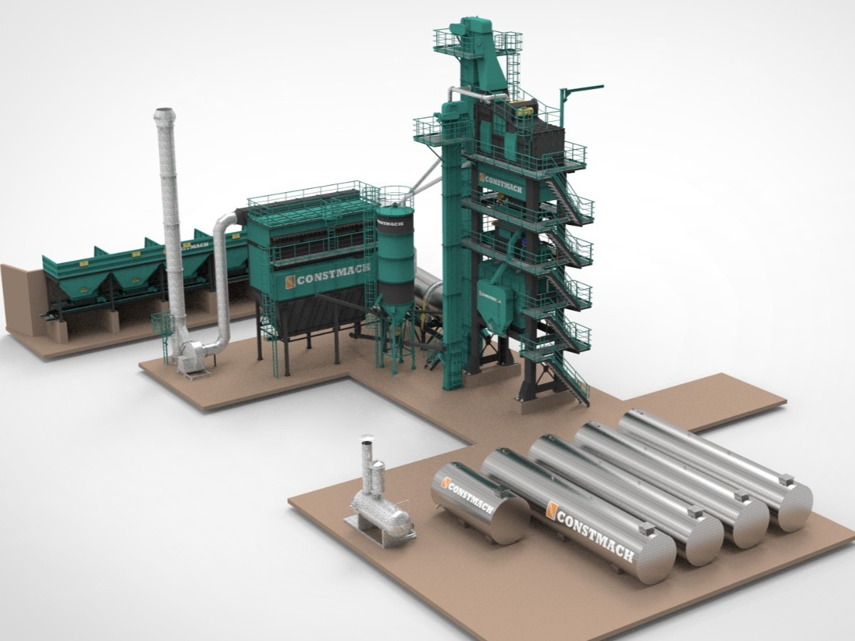Constmach Centrales D'asphalte Fixes de Type Batch - Асфалтна мешалка: слика 1 Constmach Centrales D'asphalte Fixes de Type Batch - Асфалтна мешалка: слика 1