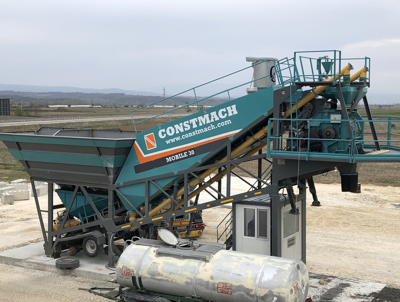 Constmach Mobile Betonmischanlage mit 30 m³/h - Бетонска база: слика 5 Constmach Mobile Betonmischanlage mit 30 m³/h - Бетонска база: слика 5