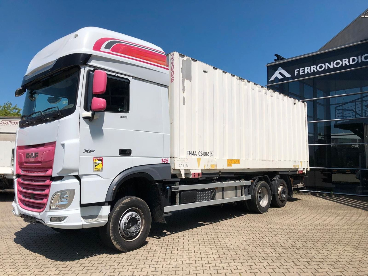 DAF XF450 SSC Lenk/Lift*LBW*AHK*Standklima - Транспортер на контејнер/ Камион со променливо тело: слика 3 DAF XF450 SSC Lenk/Lift*LBW*AHK*Standklima - Транспортер на контејнер/ Камион со променливо тело: слика 3