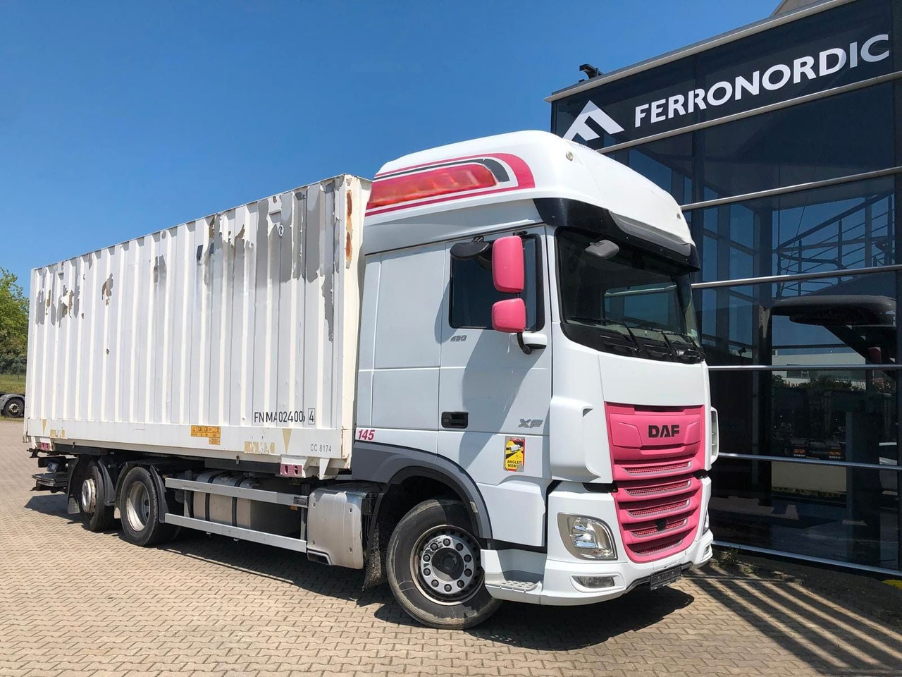 DAF XF450 SSC Lenk/Lift*LBW*AHK*Standklima - Транспортер на контејнер/ Камион со променливо тело: слика 1 DAF XF450 SSC Lenk/Lift*LBW*AHK*Standklima - Транспортер на контејнер/ Камион со променливо тело: слика 1