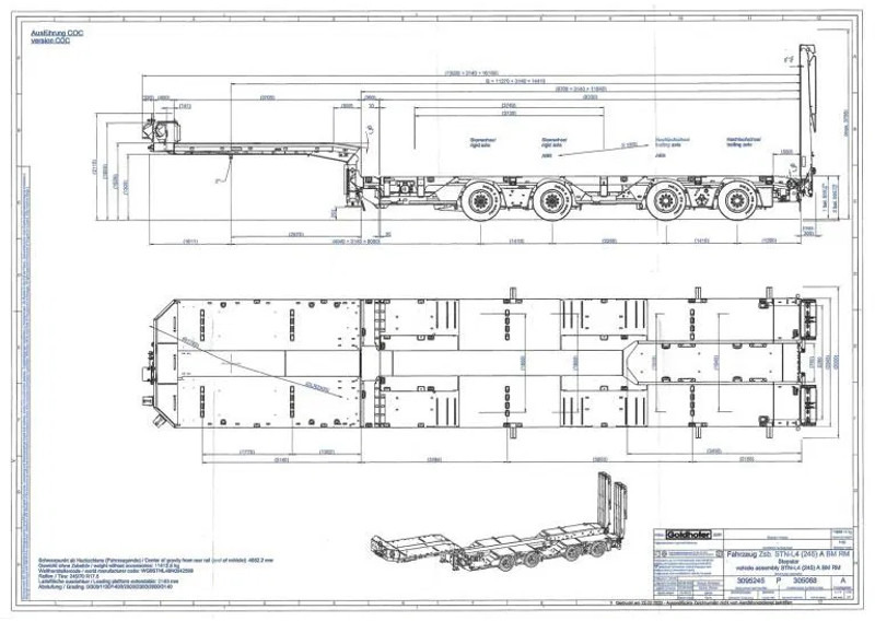 Нов Полуприколка за низок утовар Goldhofer STN-L 4 (245) A RM2 Stepstar: слика 20