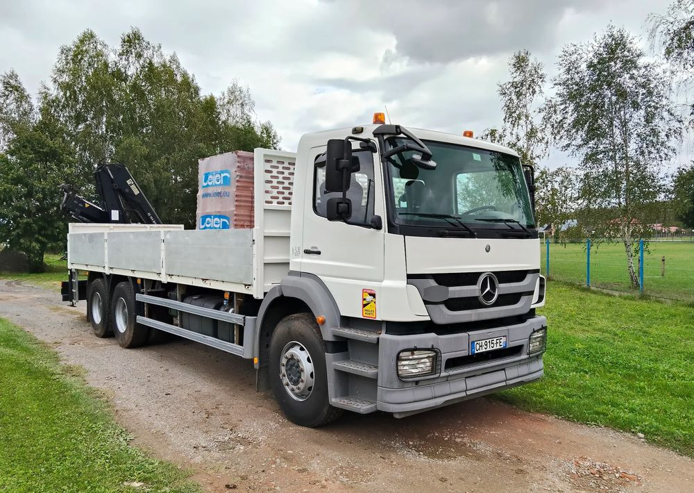 Mercedes-Benz ACTROS 2633 - Камион со платформа, Камион со кран: слика 2 Mercedes-Benz ACTROS 2633 - Камион со платформа, Камион со кран: слика 2