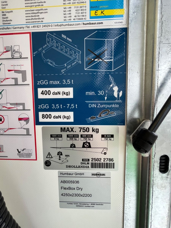 Комбе фургон Renault MASTER HUMBAUR KOFFER: слика 11