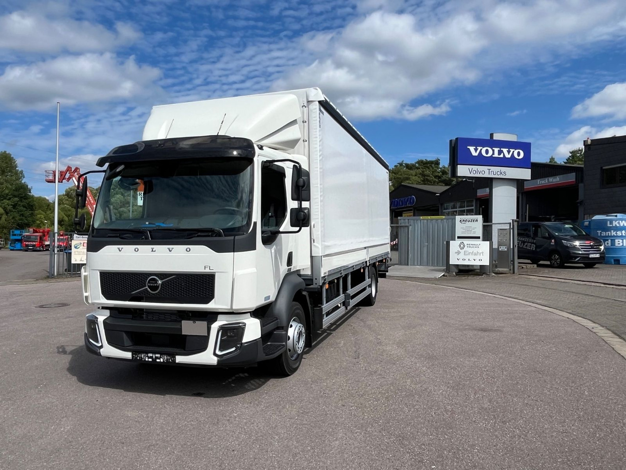 Volvo FL16.280 Junge Schiebeplane - Камион со церада: слика 1 Volvo FL16.280 Junge Schiebeplane - Камион со церада: слика 1