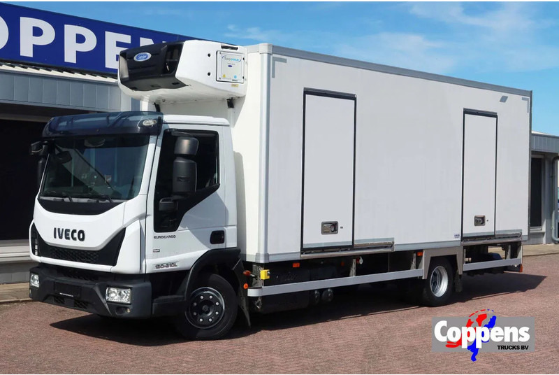 Iveco EuroCargo 120 El 210L Carrier Supra 850 MT Koel/Vries+Klep Bitemp met verplaatsbare wand - Камион ладилник: слика 1 Iveco EuroCargo 120 El 210L Carrier Supra 850 MT Koel/Vries+Klep Bitemp met verplaatsbare wand - Камион ладилник: слика 1