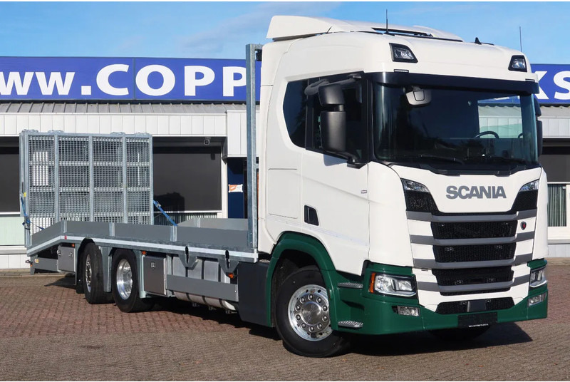 Scania R500 NGS Machine oprijwagen Stuur as. - Автотранспортен камион: слика 2 Scania R500 NGS Machine oprijwagen Stuur as. - Автотранспортен камион: слика 2