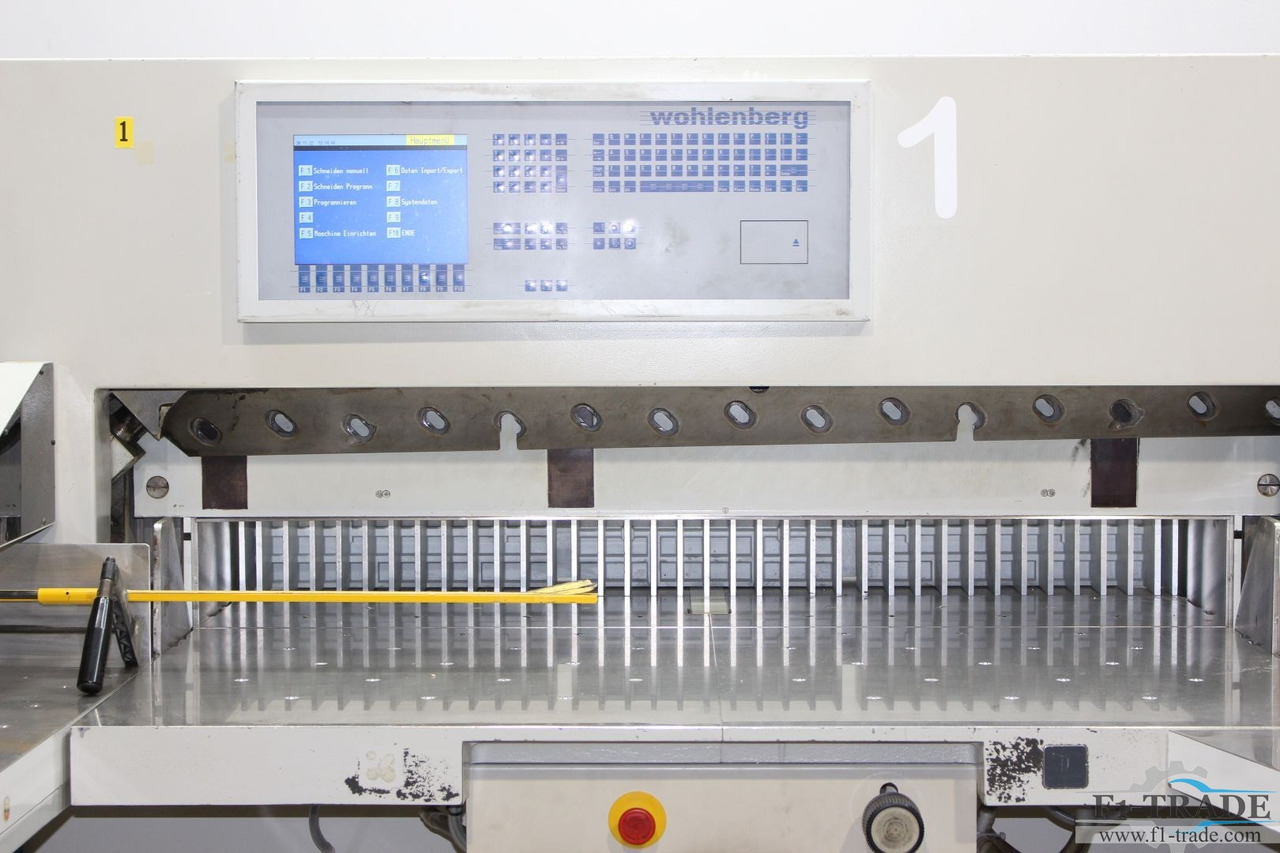 Wohlenberg 137 CUT-Tec - Машина за сечење хартија: слика 4 Wohlenberg 137 CUT-Tec - Машина за сечење хартија: слика 4