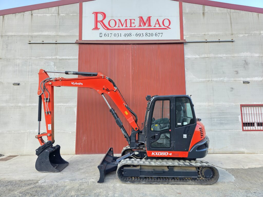 KUBOTA KX080-4A2 - Мини багер: слика 1 KUBOTA KX080-4A2 - Мини багер: слика 1