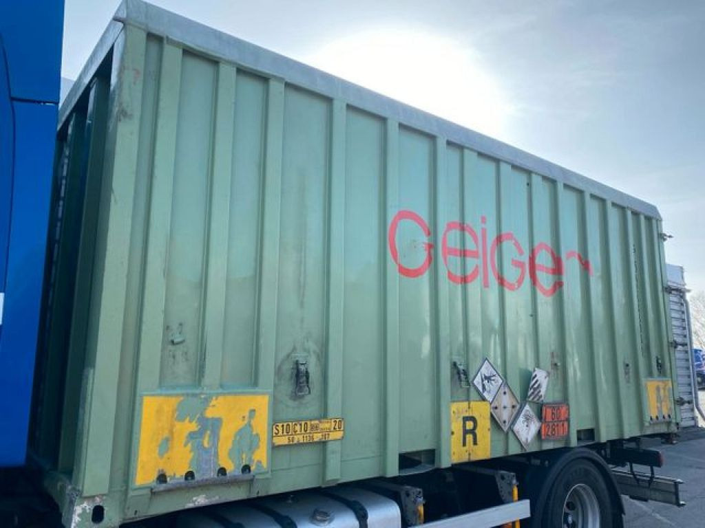 Заменски сандак/ Кутија Schlamm Container 20 Fuß CSC L- 5,70 m mit Plan: слика 1