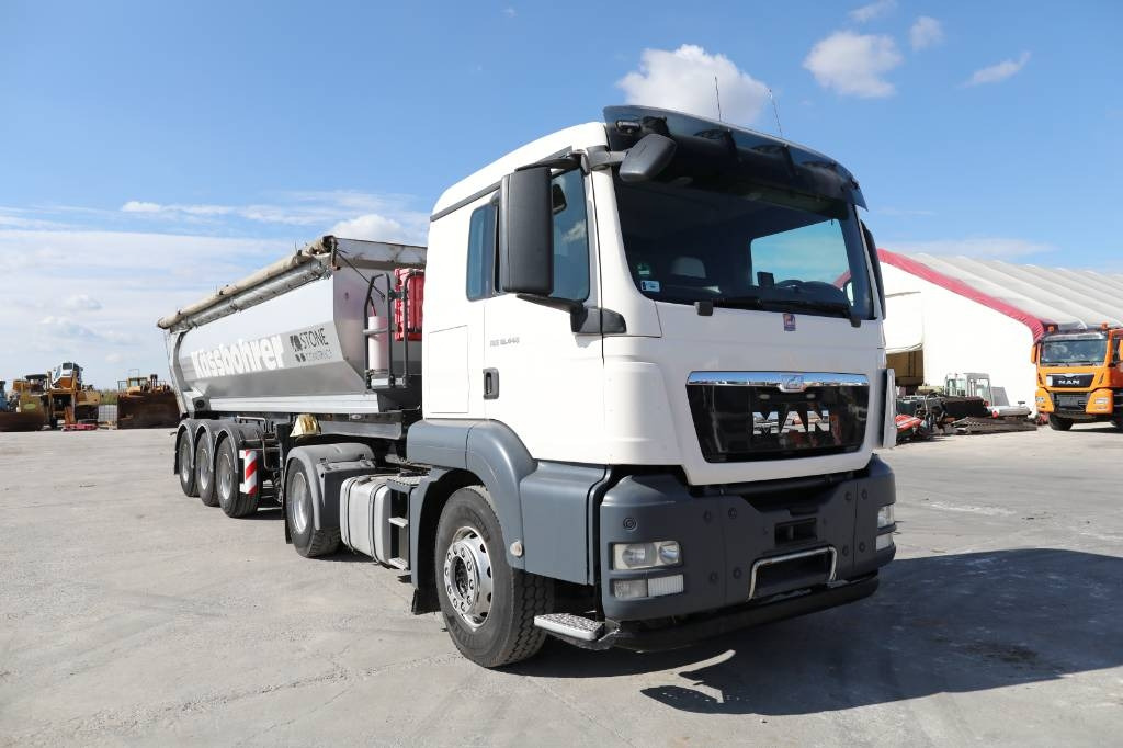 MAN TGS 18.440 4x2 BLS-TS Truck + Kässbohrer DL 3 Tipp - Камион влекач: слика 1 MAN TGS 18.440 4x2 BLS-TS Truck + Kässbohrer DL 3 Tipp - Камион влекач: слика 1