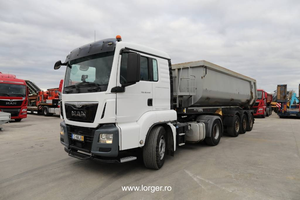MAN TGS 18.440 4x2 + Carnehl CHKS/HH Tipper Trailer - Камион влекач: слика 1 MAN TGS 18.440 4x2 + Carnehl CHKS/HH Tipper Trailer - Камион влекач: слика 1